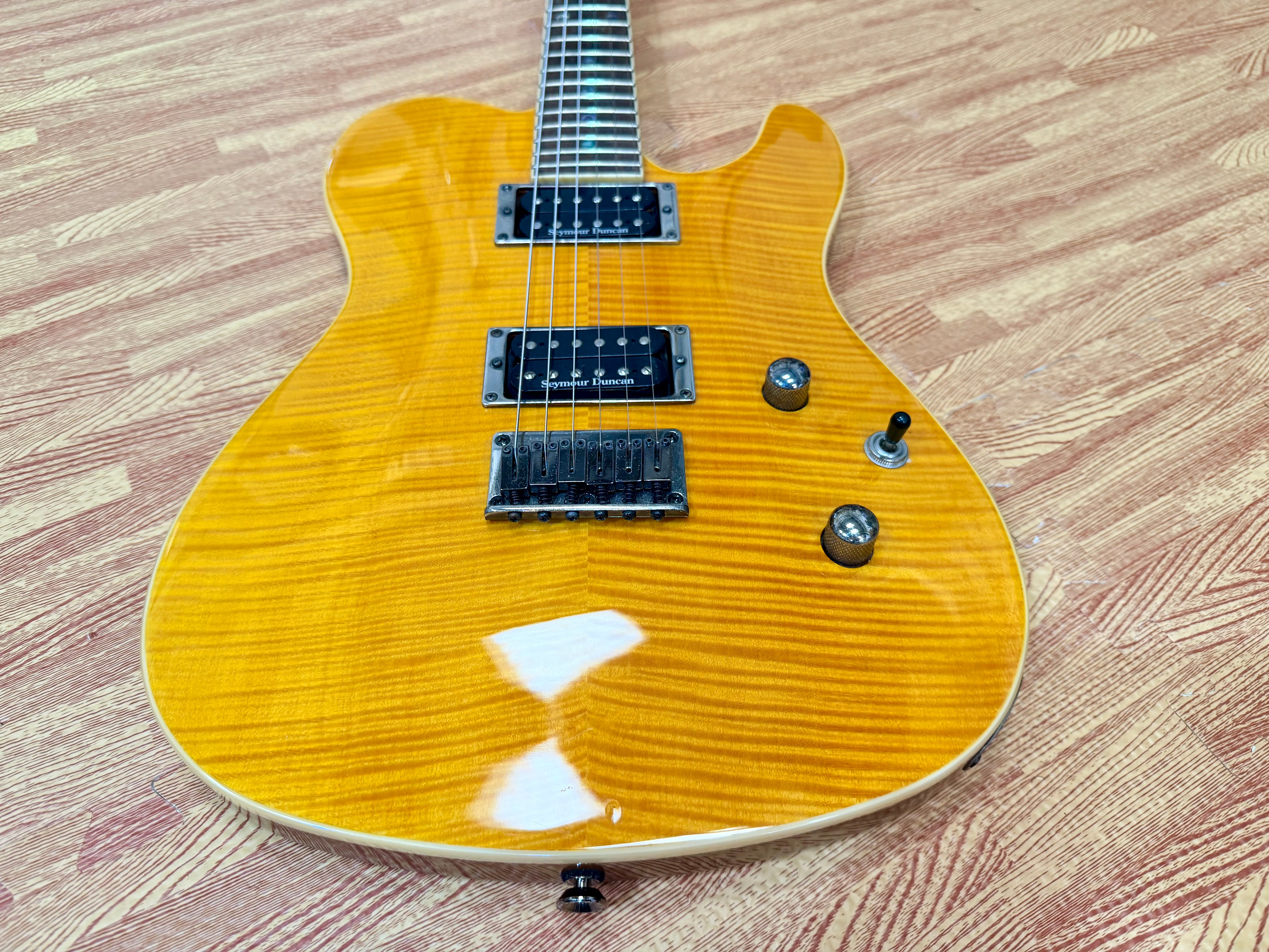 ✨2008 KOREA✨ Fender Special Edition Custom FMT Telecaster HH~ Amber~ SD Pickups