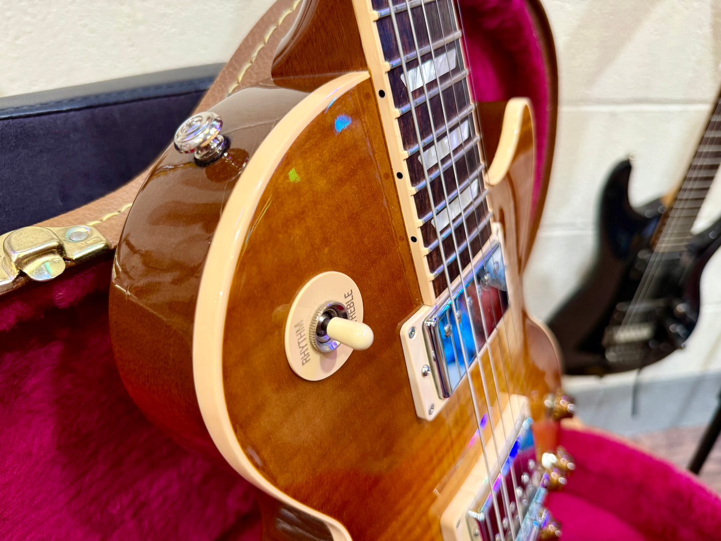 🔥2016 USA🔥 Gibson Les Paul Standard Honeyburst~ AAA Flame~ Hard Case & Candy!