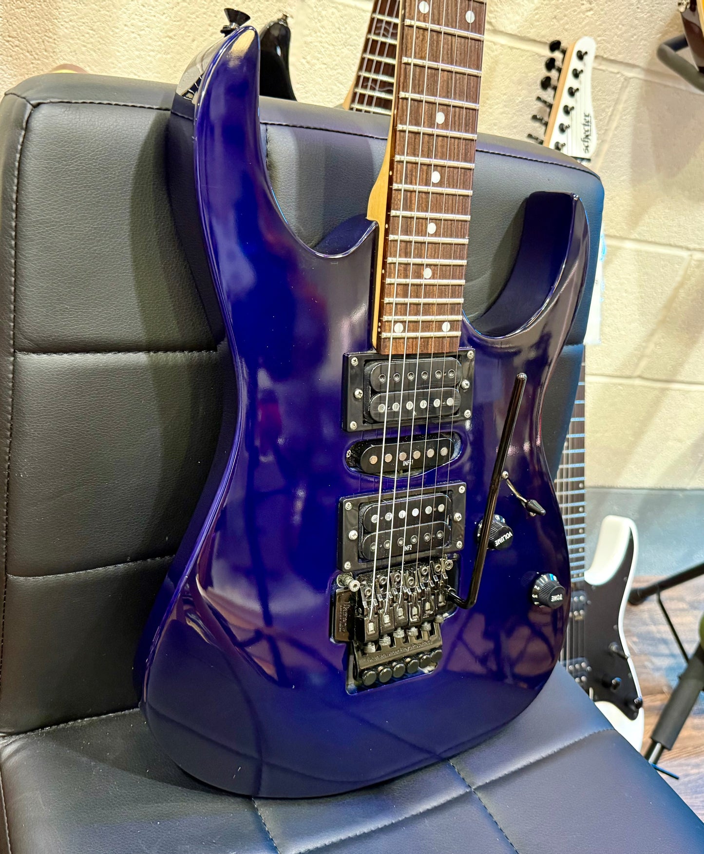 🔥1994 KOREA🔥 Ibanez RG470 JB Superstrat~ Jewel Blue~ Rosewood & Locking Trem!