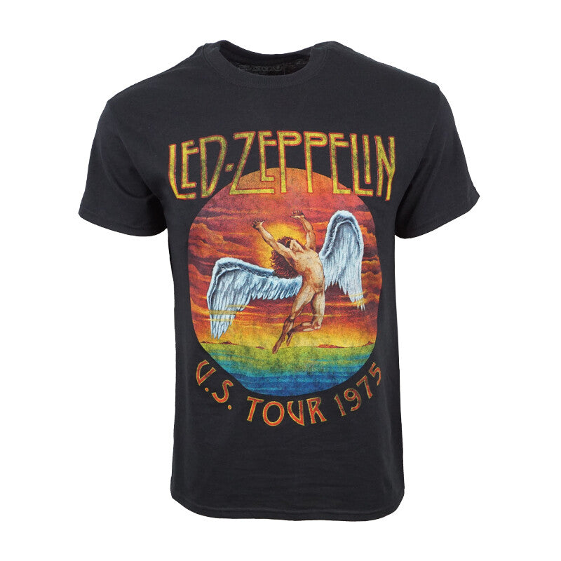 Led Zeppelin US Tour 75 Unisex T-Shirt~ Official Licensed Unisex Band Merchandise FREE POST
