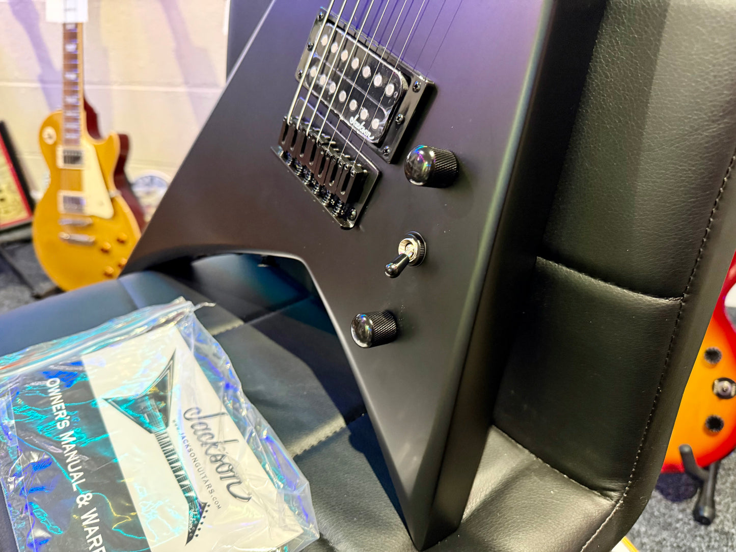 🔥NEW 2025🔥 Jackson JS22-7 RR HT Randy Rhodes 7 String~ Satin black!