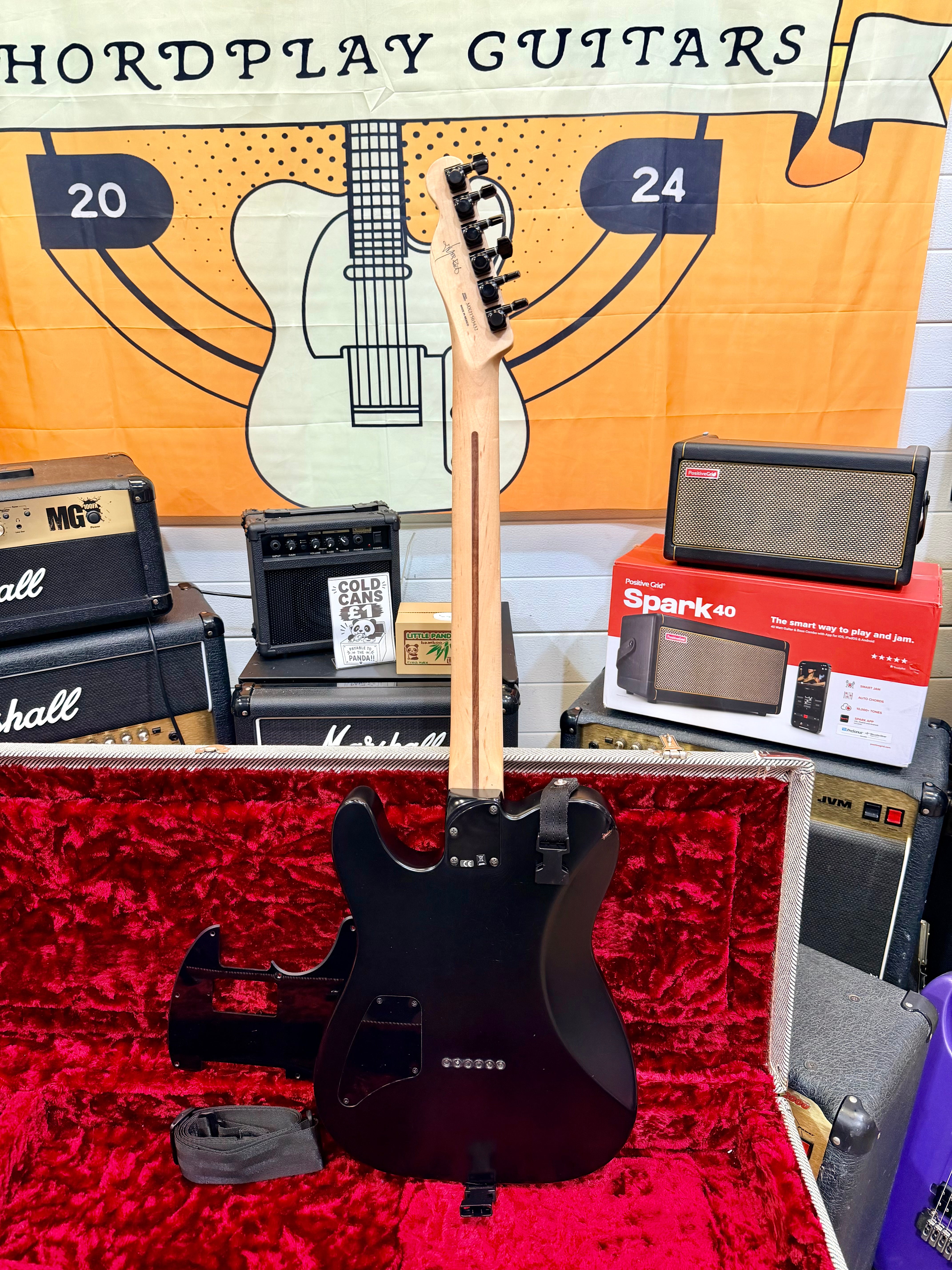 🔥 Fender Jim Root Telecaster~ Black Ebony~ EMG 81/60~ 2021 Neck & 2015 Body 🔥