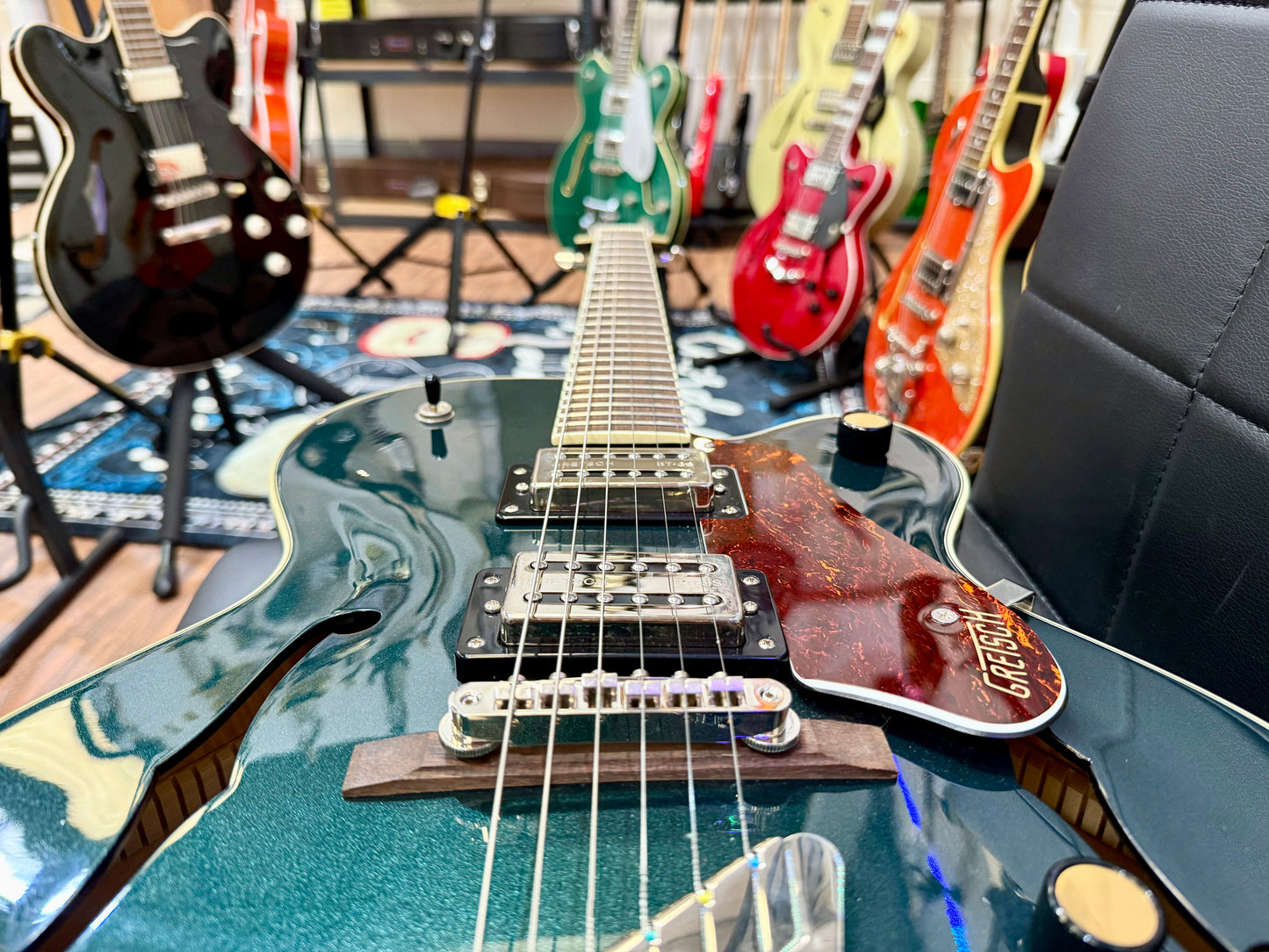 🔥MINT🔥 Gretsch G2420/CD Streamliner~ Cadillac Green~ Chromatic II~ Hard Case!