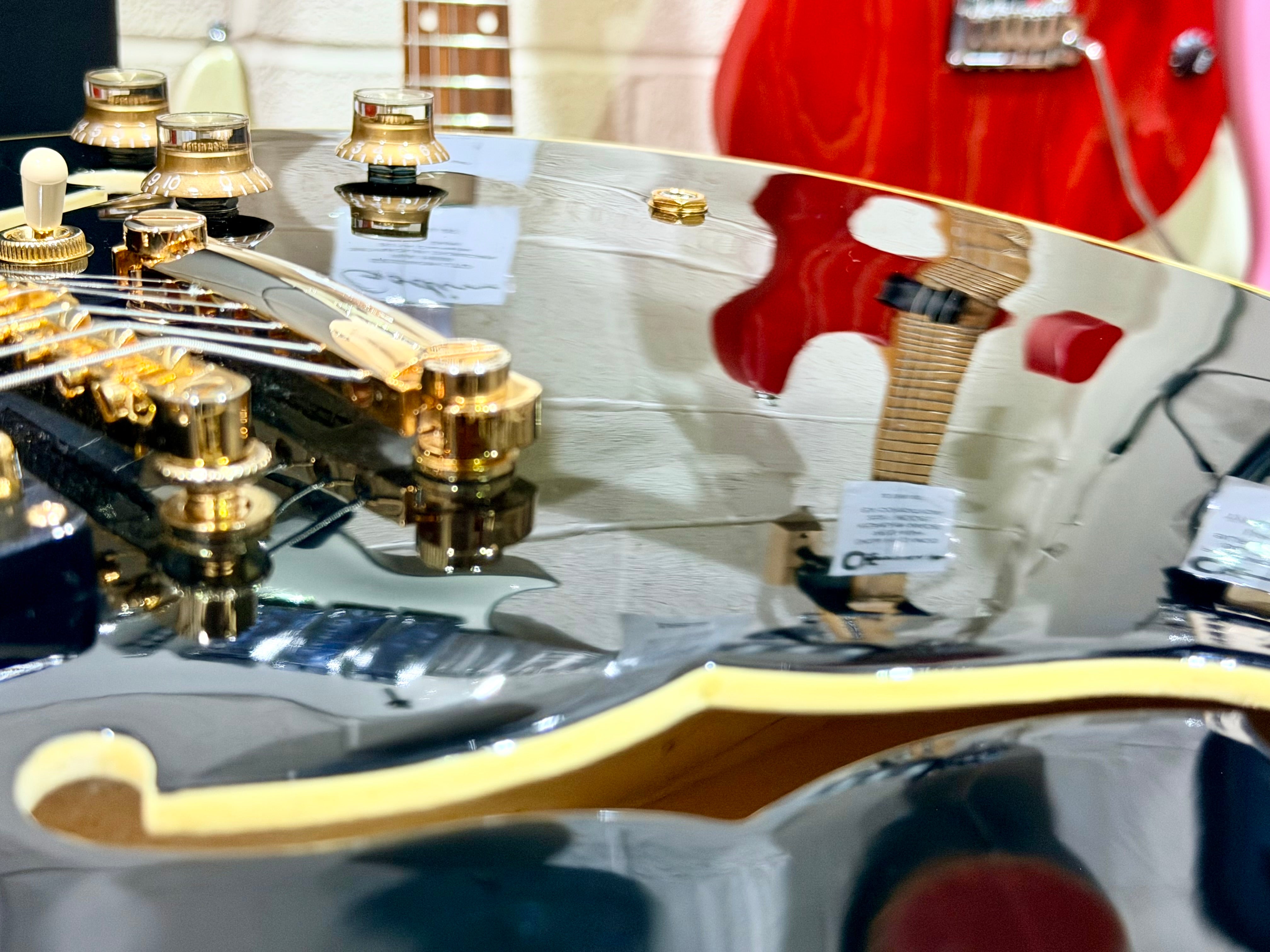 🌟MINT 2021🌟 Epiphone Sheraton II Pro Hollowbody~ Ebony Black + Hard Case!