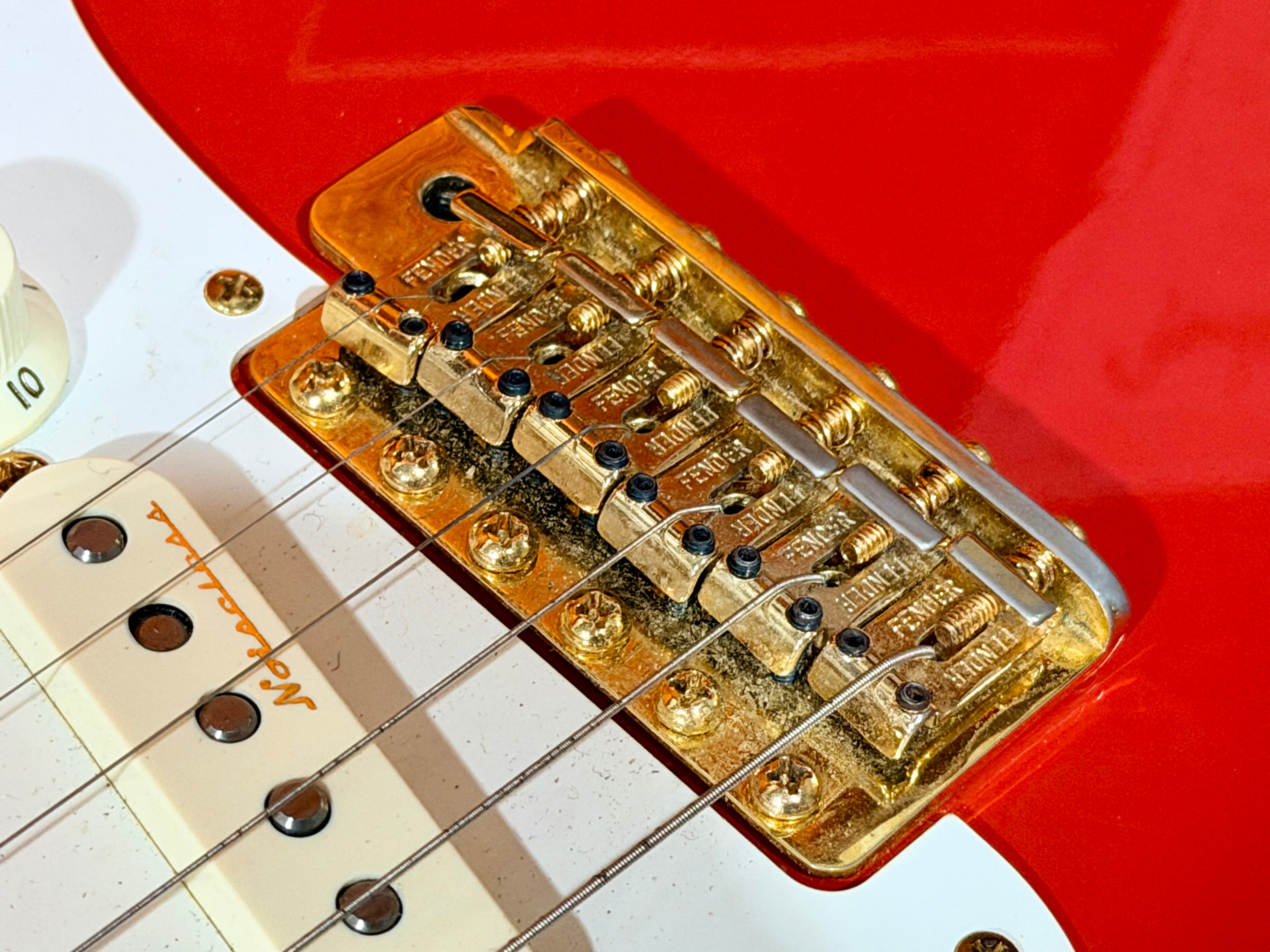 🌟2007🌟 Fender USA Custom Shop 1956 NOS Stratocaster Fiesta Red & Gold~ Maple!