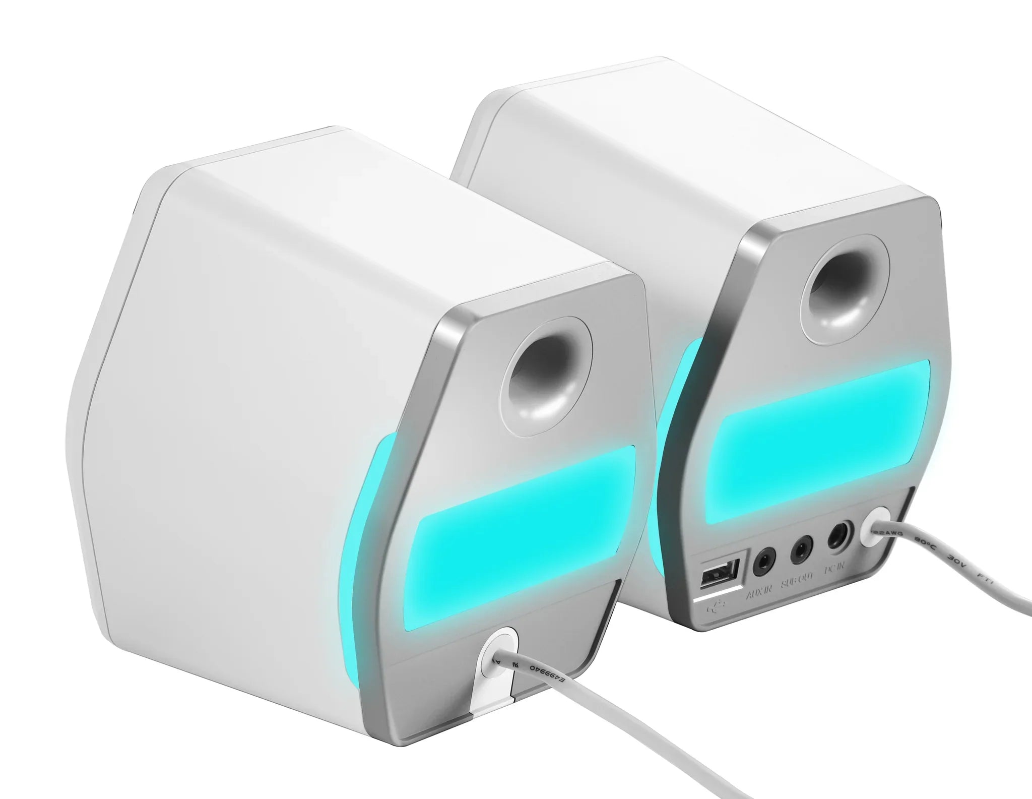 Edifier G2000 Bluetooth 2.0 Gaming Speakers With RGB Lighting - White - CM-G2000/WHT