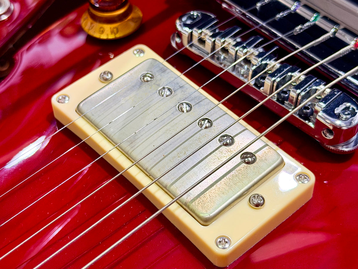 Fret King Elise Custom Cherry Red~ Semi Hollow Electric Guitar~ Vibrato~ B Stock