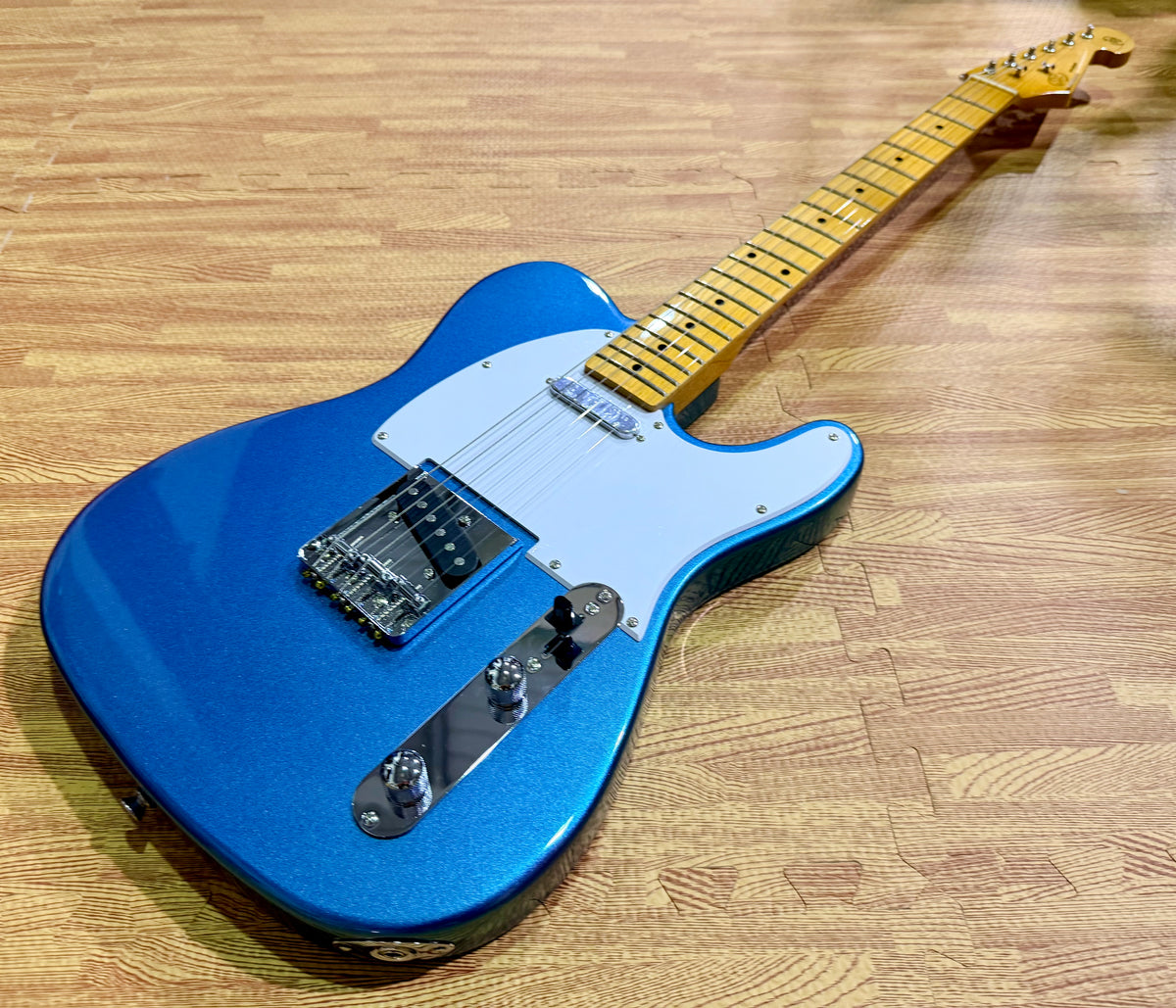 SX STL50+ Lake Placid Blue Electric Guitar Beginner Bundle~ 10W Amp, Strap