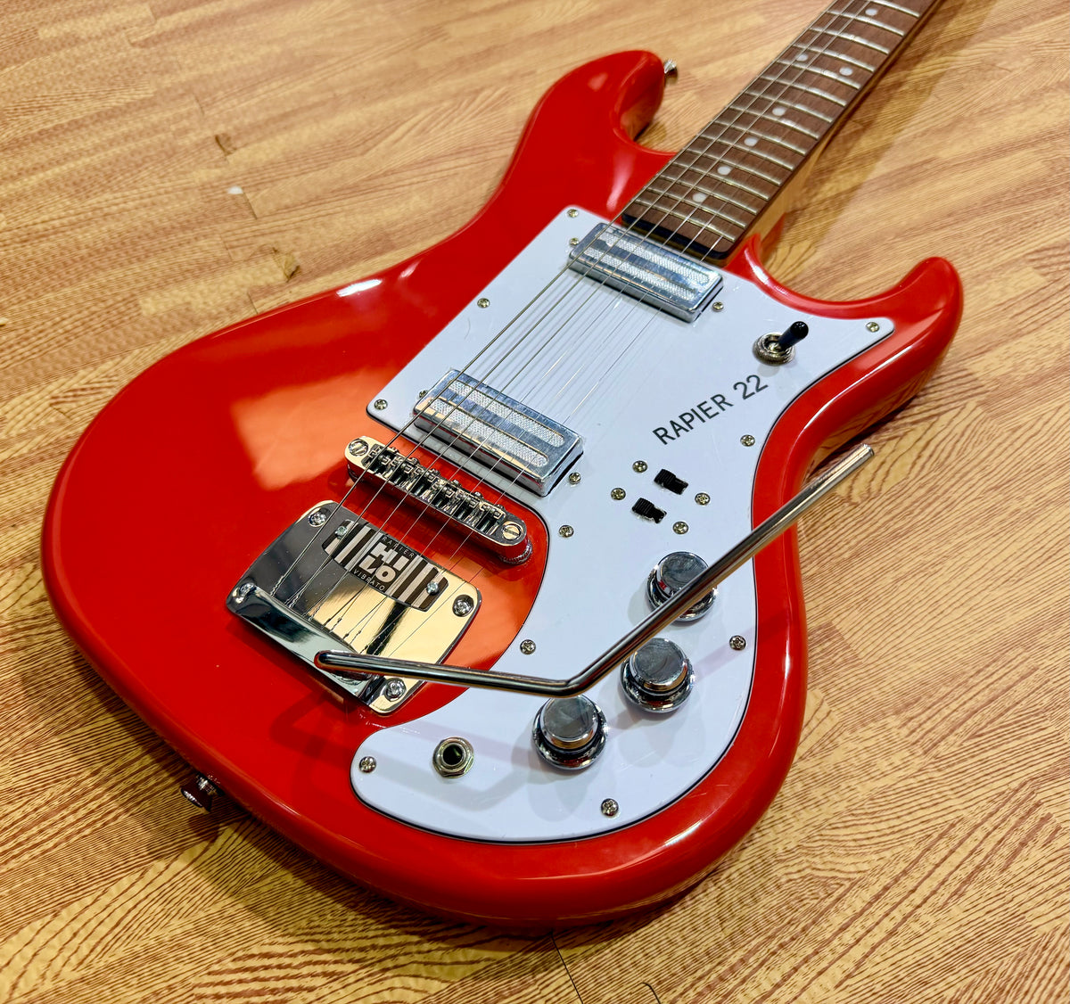 Rapier 22 Fiesta Red Electric Guitar Ex Demo Alan Entwistle Clearance