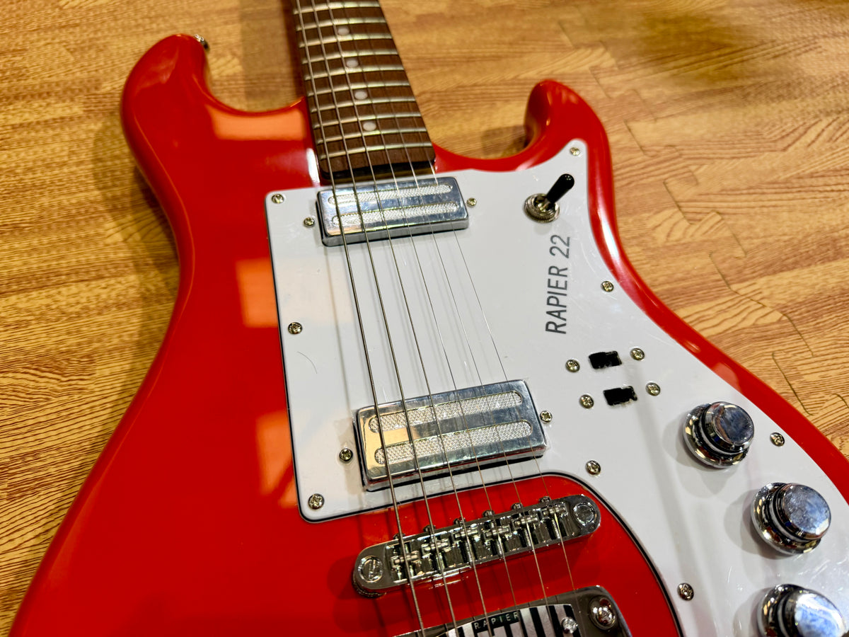 Rapier 22 Fiesta Red Electric Guitar Ex Demo Alan Entwistle Clearance