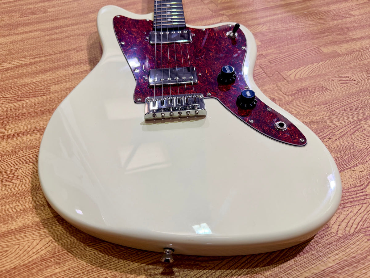 Vintage V50 Coaster Electric Guitar~ Vintage White~ Jazzmaster Style~ B Stock