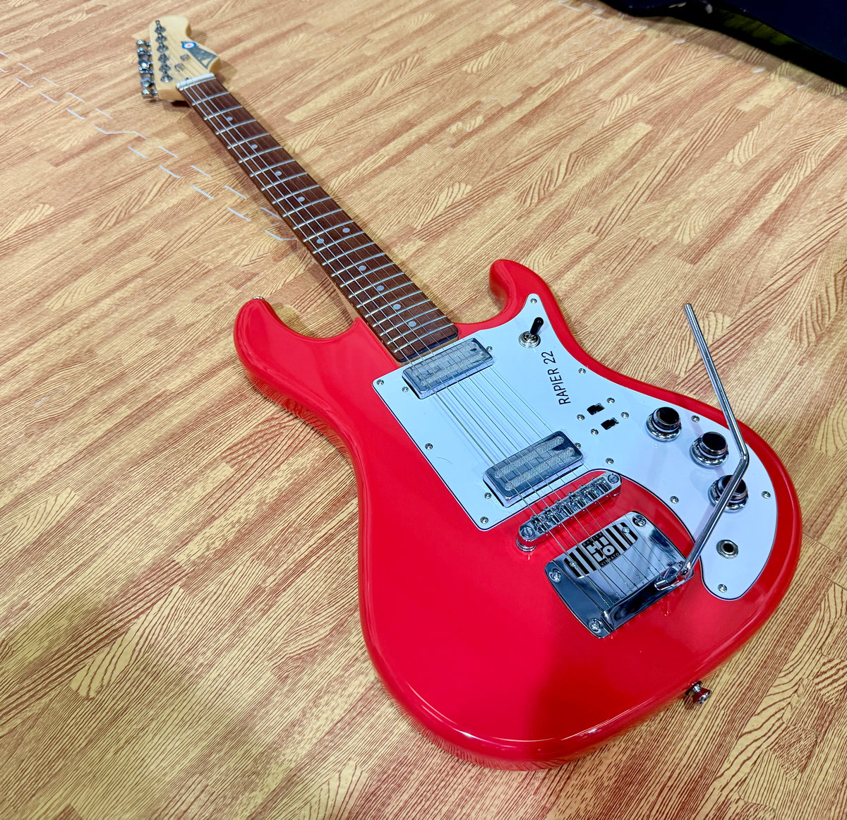 Rapier 22 Fiesta Red Electric Guitar Ex Demo Alan Entwistle Clearance