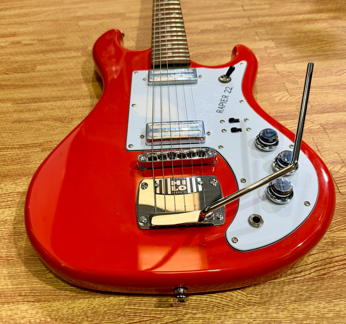 Rapier 22 Fiesta Red Electric Guitar Ex Demo Alan Entwistle Clearance