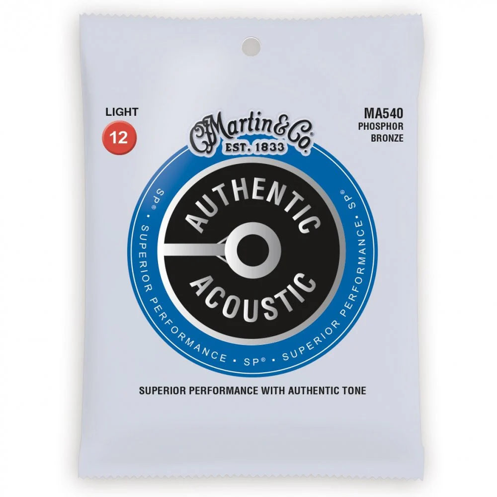Martin Authentic Acoustic SP Phosphor Bronze 12-54 Acoustic Guitar Strings