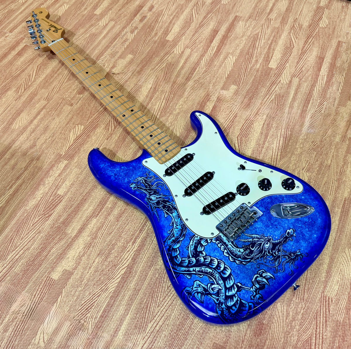 2015 Fender David Lozeau Blue Dragon Stratocaster~ Mexican Strat~ Limited 1/500