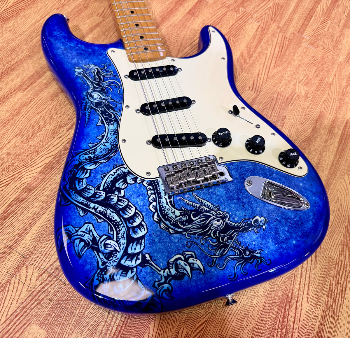 2015 Fender David Lozeau Blue Dragon Stratocaster~ Mexican Strat~ Limited 1/500