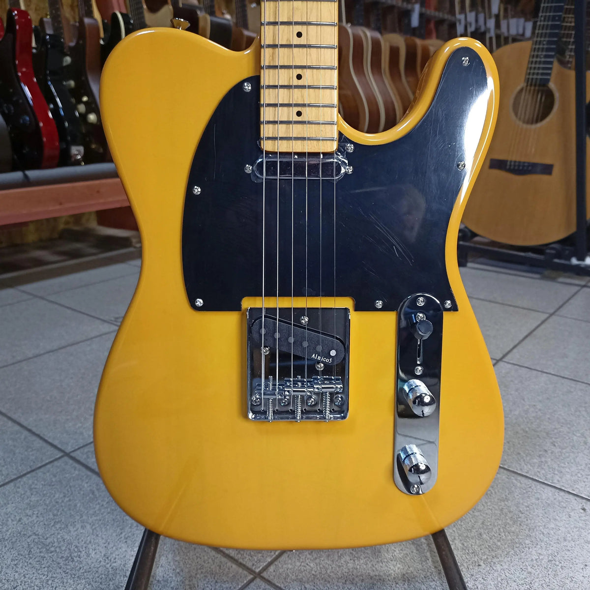 Prodipe TC80 MA BS Electric Guitar, Butterscotch