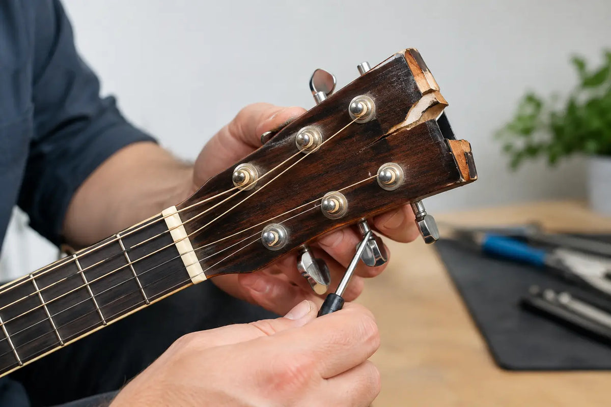 Headstock Repair: Can Your Guitar Be Saved?