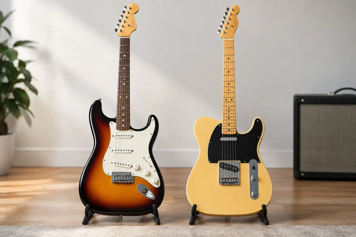 Fender Stratocaster versus Telecaster Guitars
