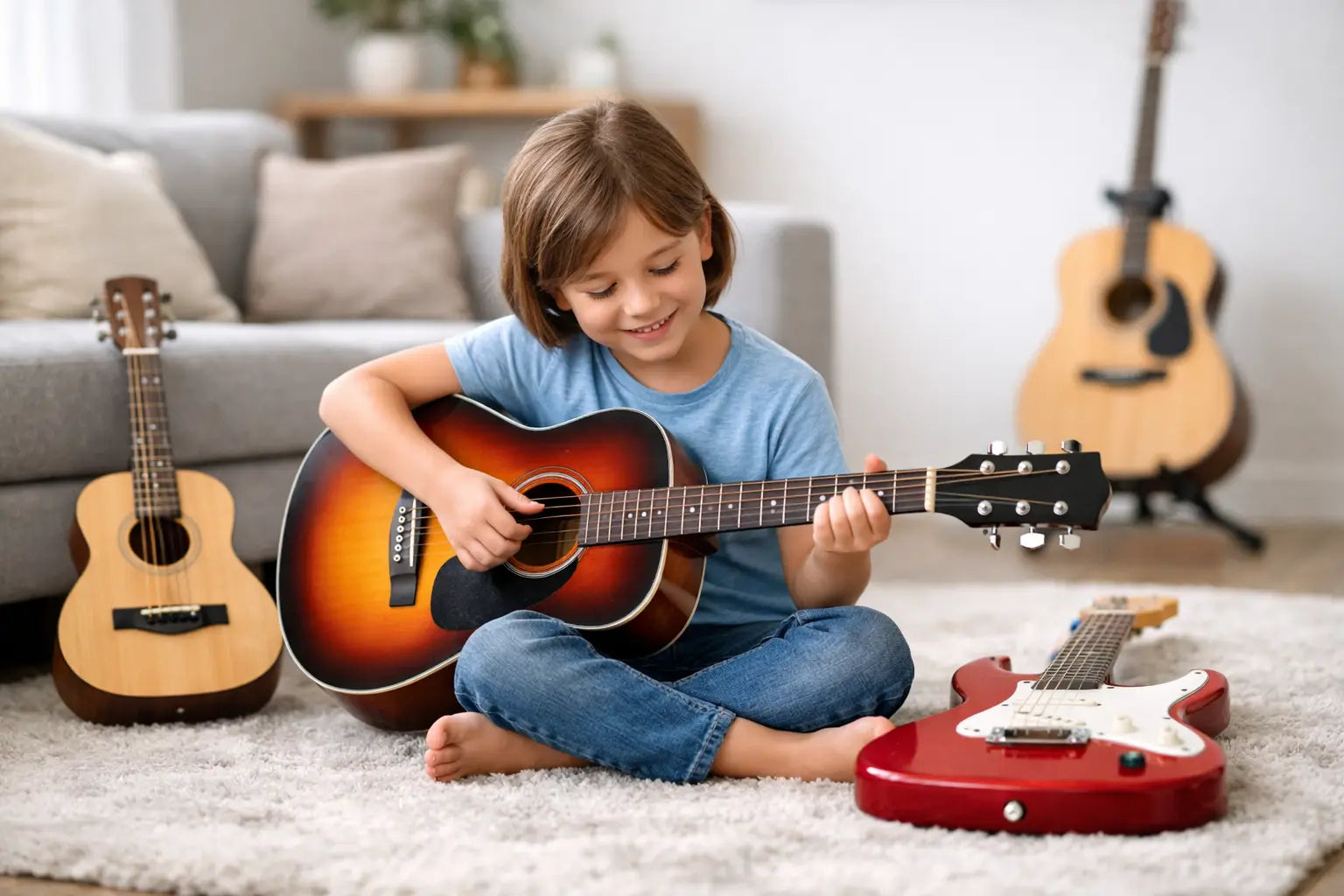 Best Guitars for Young Beginners That Fit