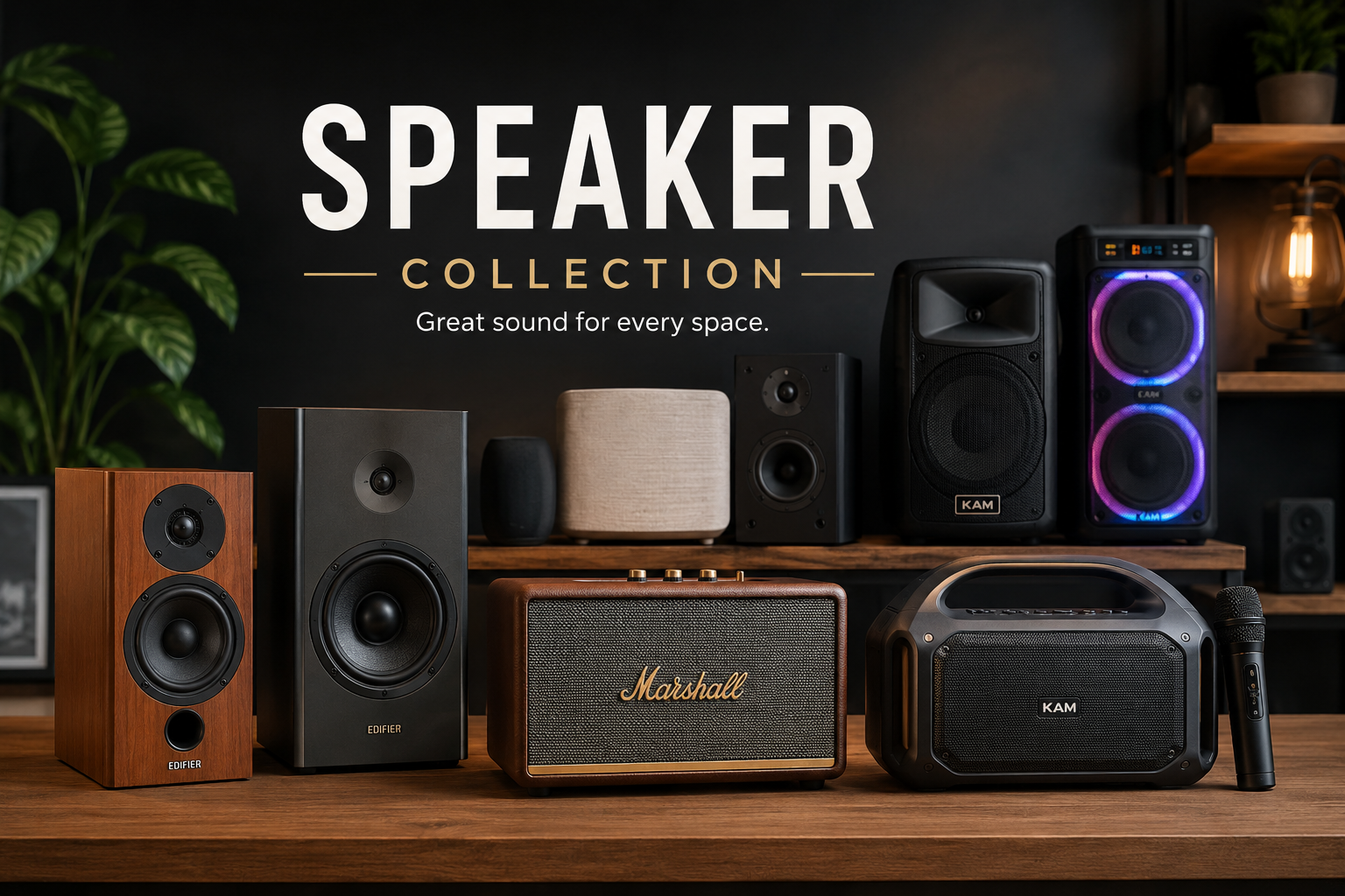 Bluetooth & HiFi Speakers