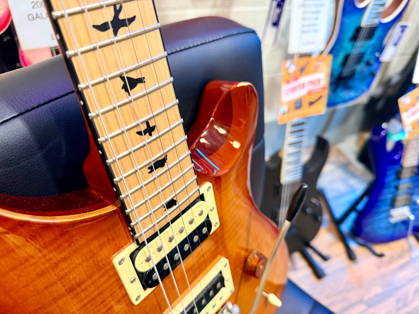 🌟2017 RARE🌟 PRS SE Custom 24 Limited Edition~ Maple Neck~ Vintage Sunburst!