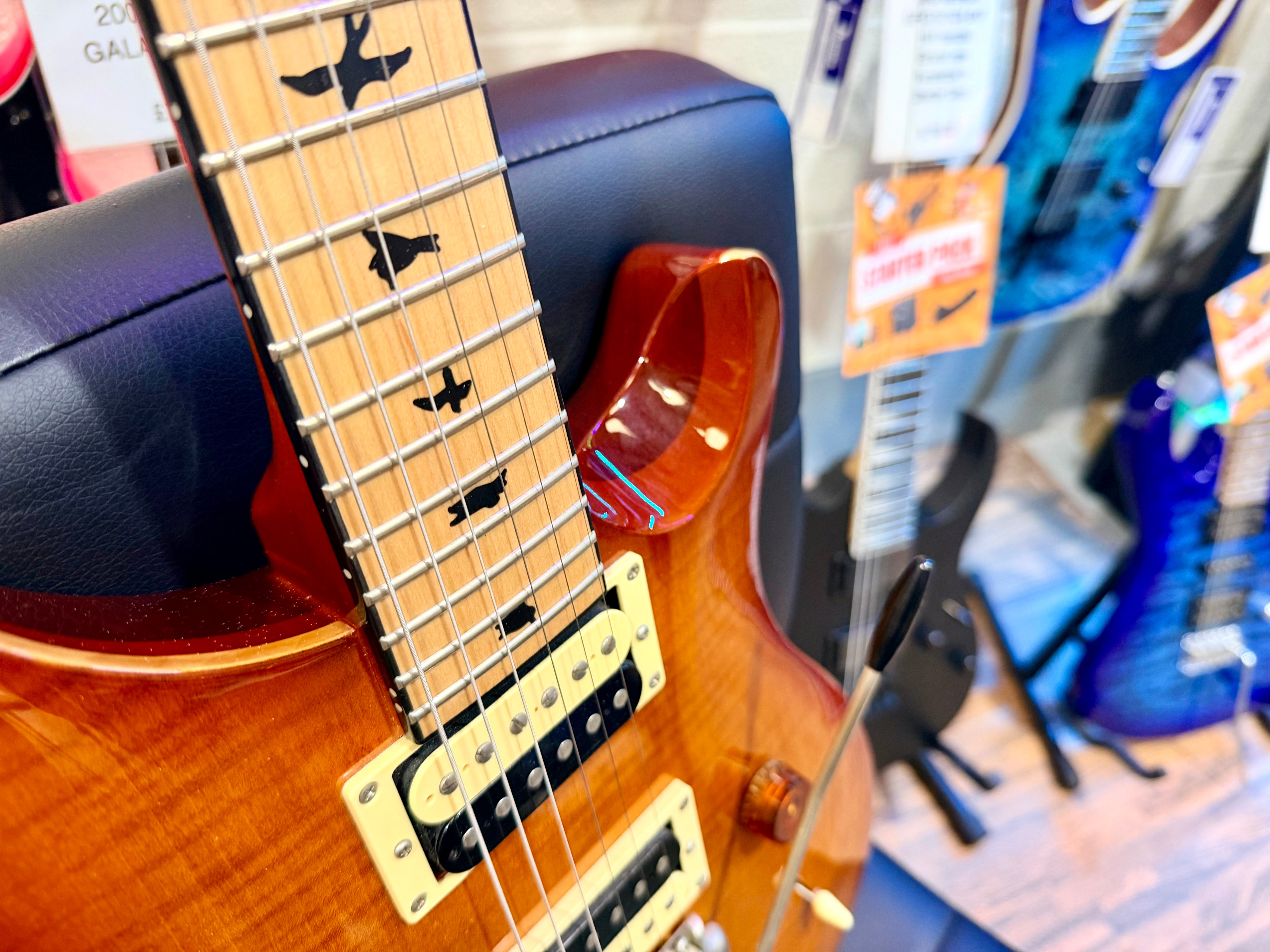 🌟2017 RARE🌟 PRS SE Custom 24 Limited Edition~ Maple Neck~ Vintage Sunburst!