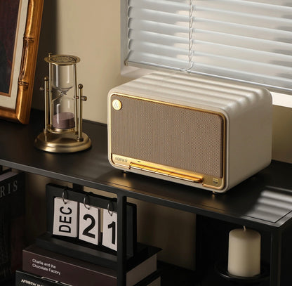 Edifier D32 Tabletop Retro Bluetooth Speaker Hi-Fi Hi-Res Audio 60W RMS - White
