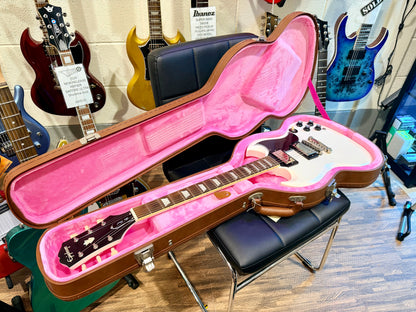 🌟2022🌟 Epiphone 1961 Les Paul SG Standard~ Aged Classic White~ ‘61 + Hard Case