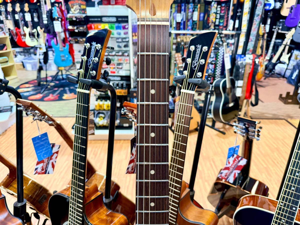 Jet Guitars JS-300~ Metallic Plum~ Rosewood Fingerboard~ Roasted Maple Neck