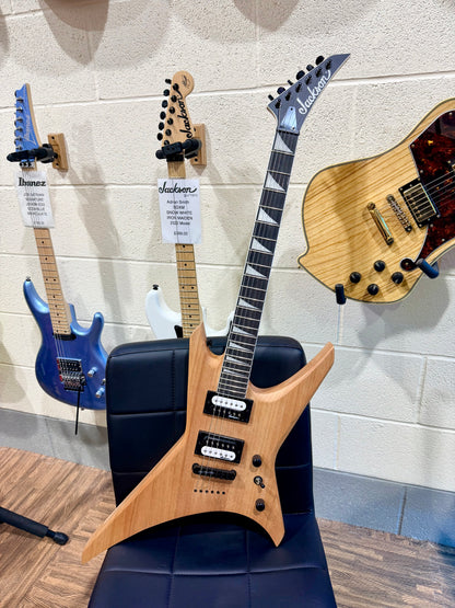 🔥EX-DEMO 2025🔥 Jackson JS Series Warrior JS32T~ Natural Oil Electric Guitar!