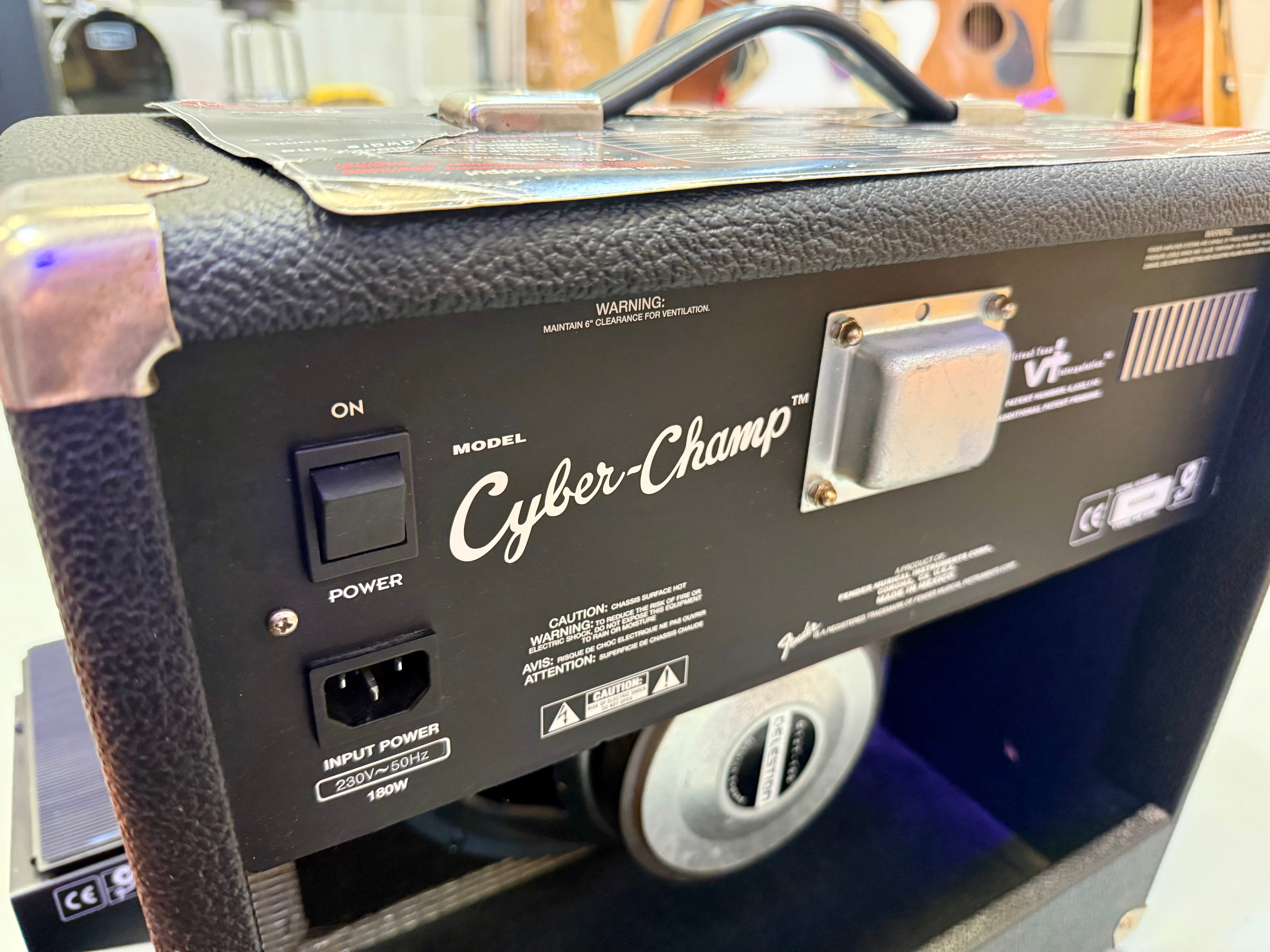 🎸RARE~ CYBER FOOT CONTROLLER🎸 Fender Cyber Champ 65w Guitar Combo Amplifier!