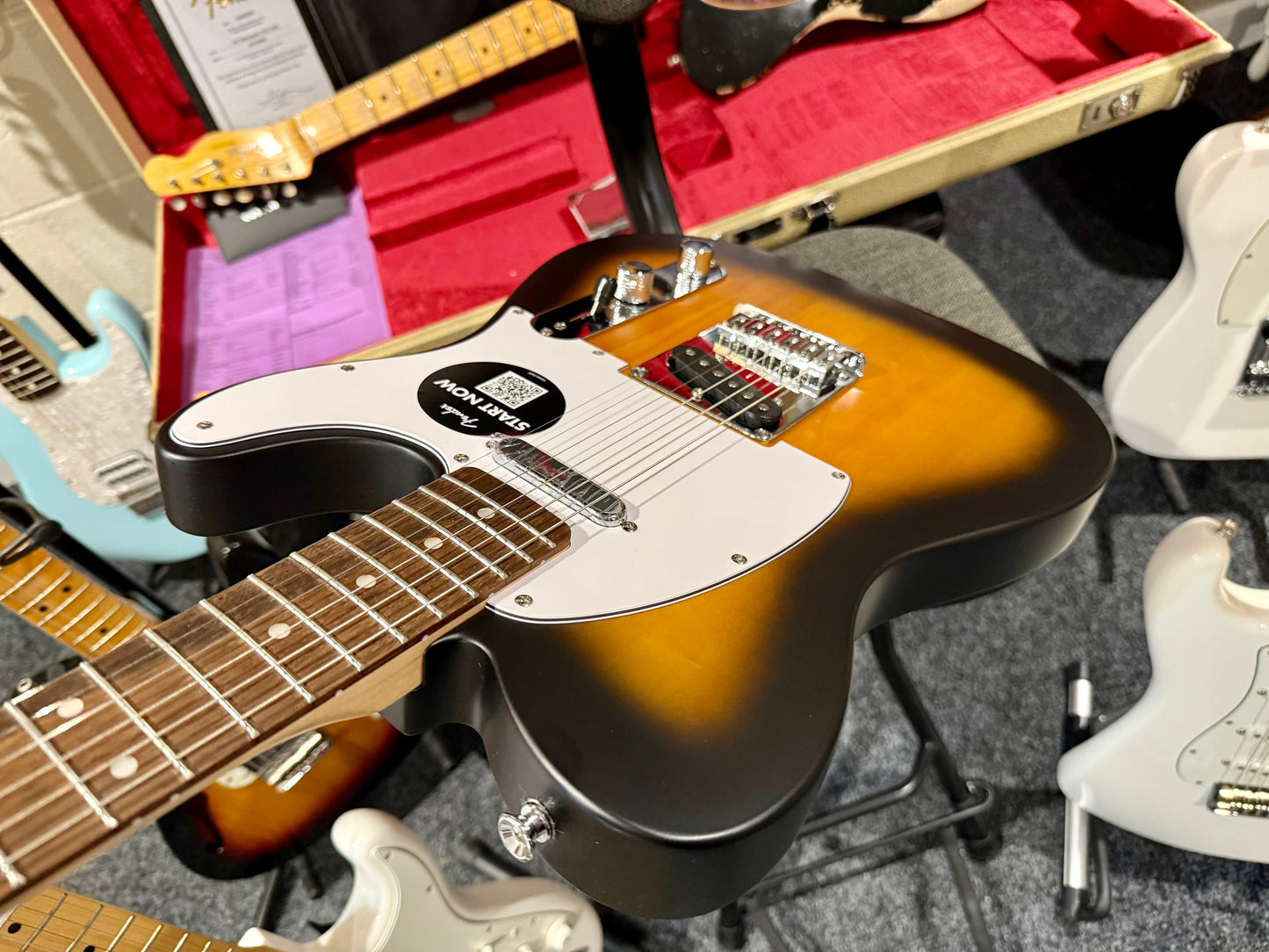 🌟NEW MODEL🌟 Fender Squier Telecaster Debut Collection Satin 2 Solour Sunburst!