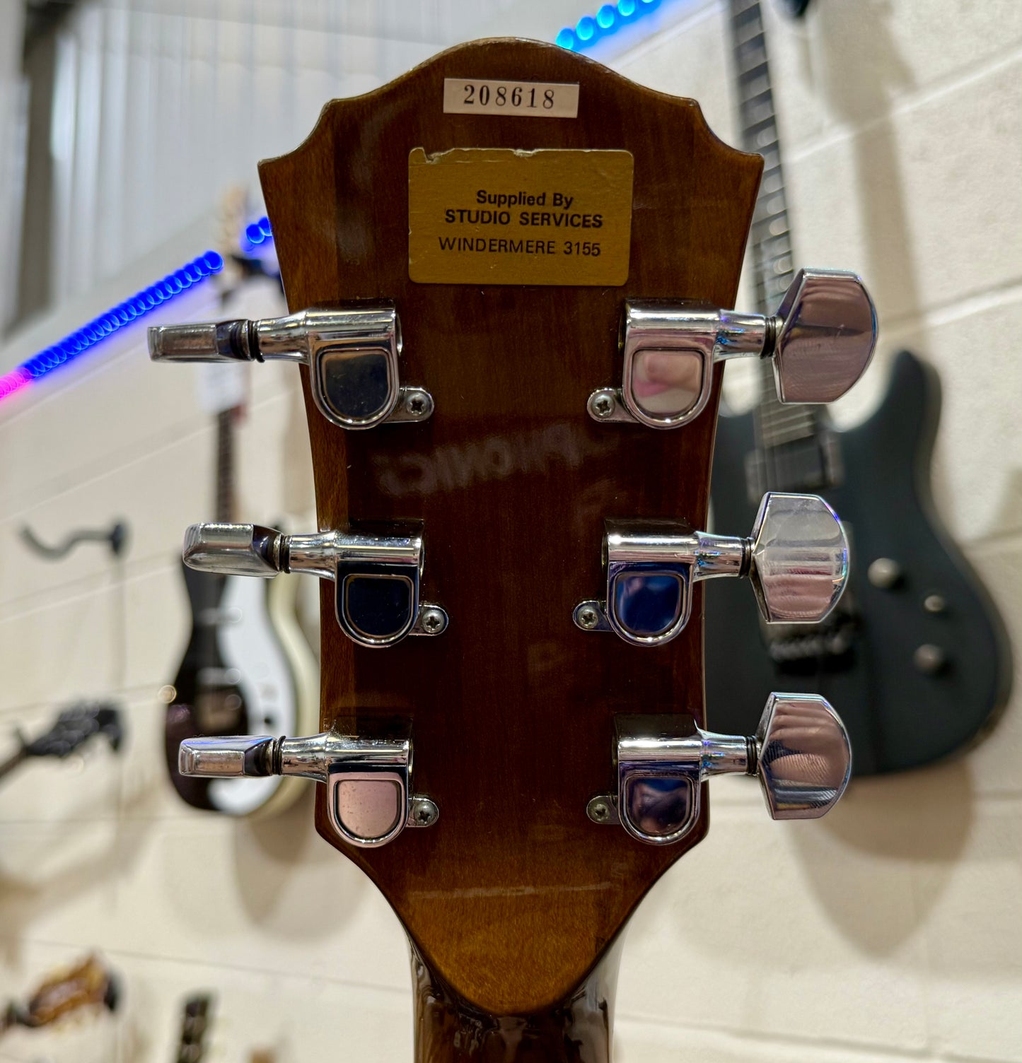 🌟 VINTAGE 1980🌟 Hofner T4ST Hollow-Body Electric Guitar~ West Germany~ Walnut!