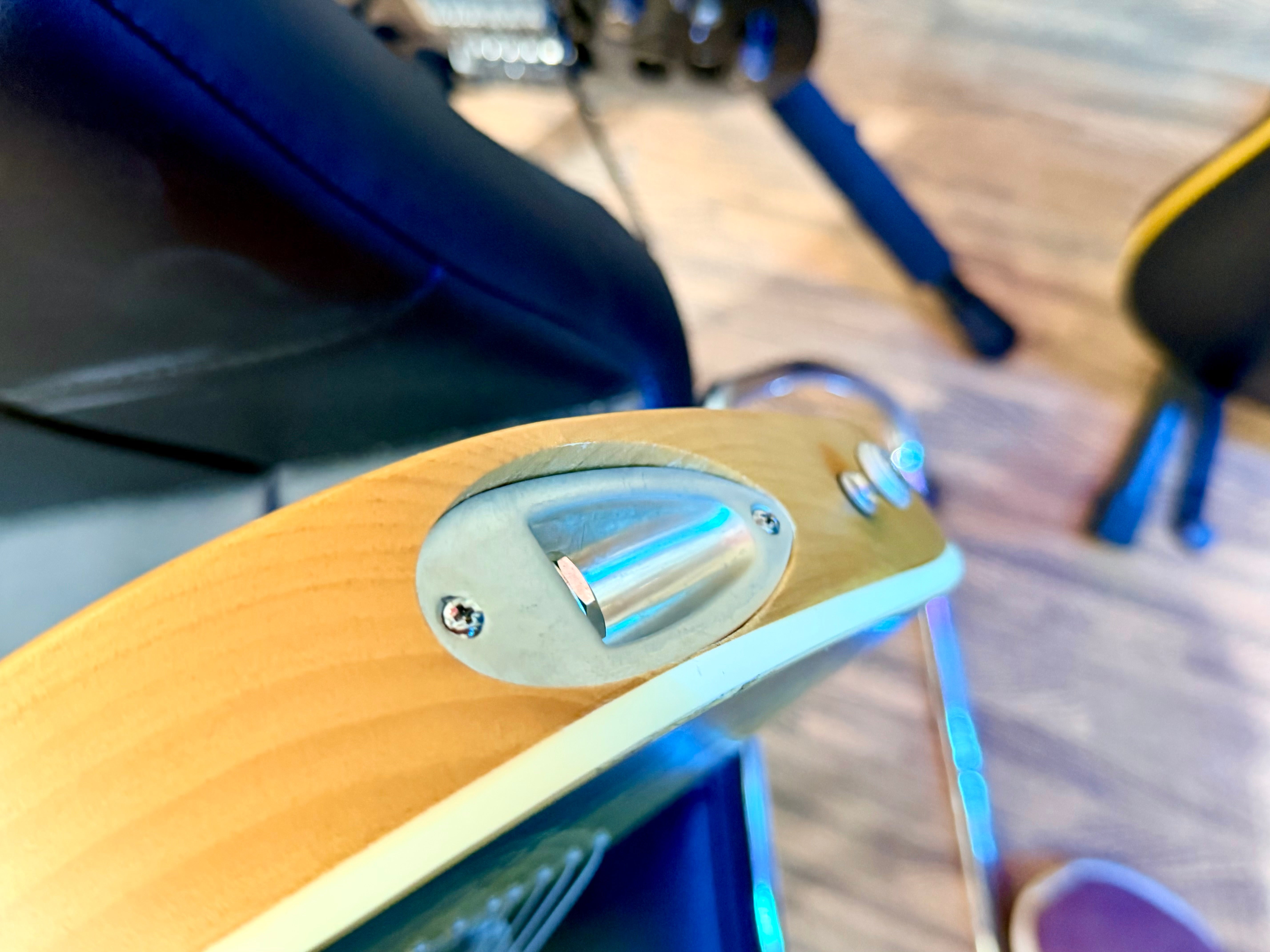 🔥2021🔥 Dean Exile Select 7-String Burl Poplar~ Satin Turquoise Burst~ Rare!