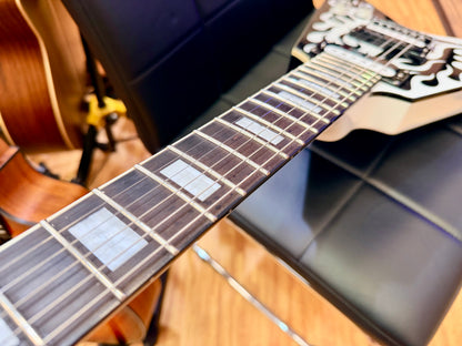 🔥RARE🔥 Dean Michael Schenker Flying V Custom Flames~ 2021 Korea Guitar + Case!
