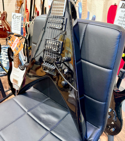🔥2020🔥 Jackson JS Series King V JS32~ Gloss Black Flying V~ Floyd Rose!