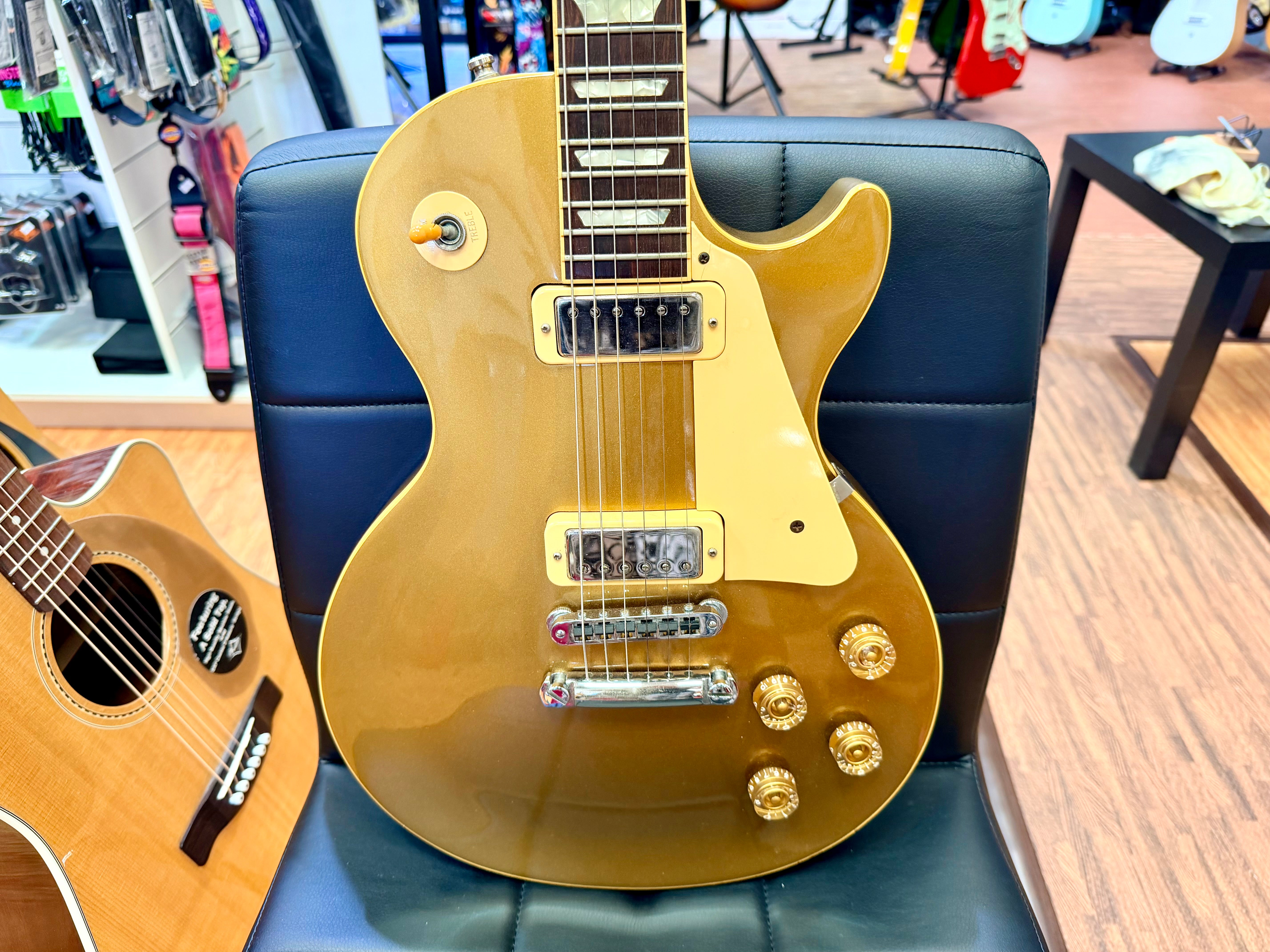 ✨RARE 1991✨ Gibson Les Paul Deluxe Hall Of Fame Edition~ Bullion Gold~ Limited!