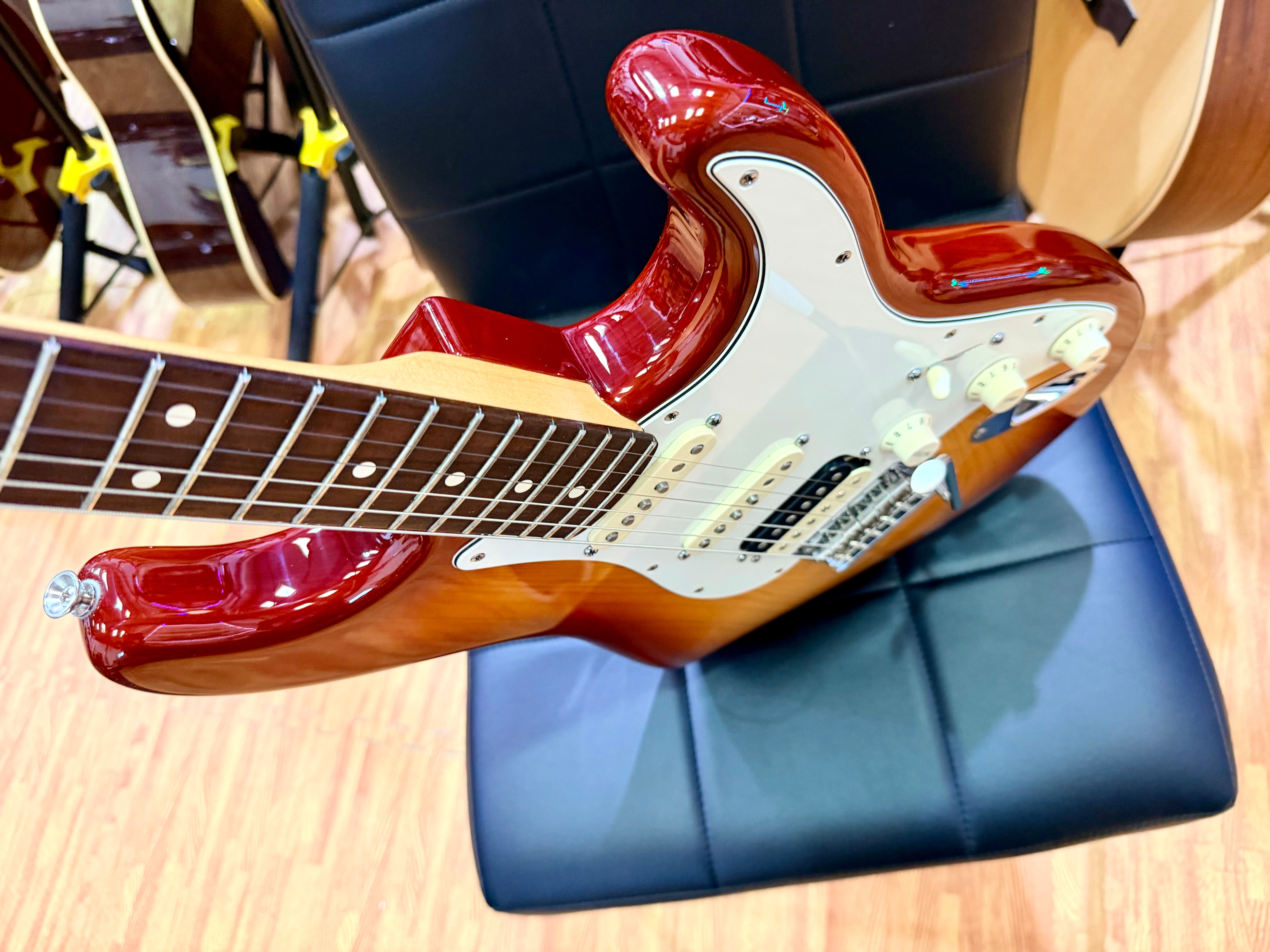 🇺🇸 2015 Fender American Standard Stratocaster HSS Shawbucker~ Sienna Sunburst!