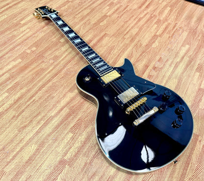 🔥RARE 1989🔥 Epiphone Les Paul Custom MIK First Year~ Open Book~ Korea~ Black!