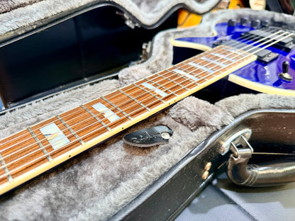 🔥2019🔥 Epiphone Les Paul Prophecy Custom Plus EX~ Midnight Sapphire~ EMG P’Ups