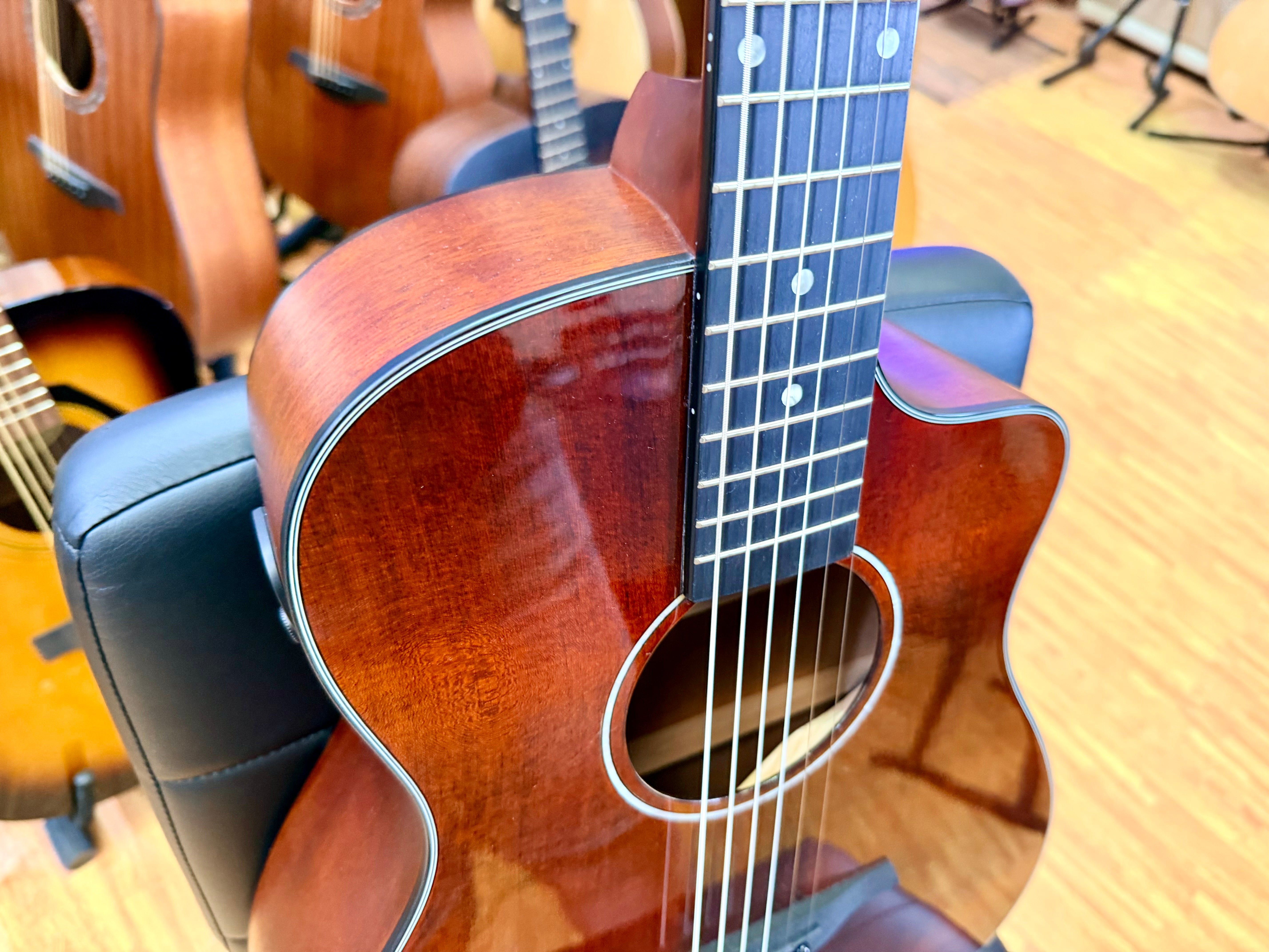 ✨NEW✨ Vintage Pacific Coast Series VEC300CR Electro-Acoustic Guitar~ Claret Red