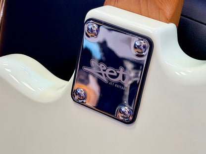 ⚡️NEW⚡️ JET JJ-300 P90 Olympic White Electric Guitar~ Roasted Maple Offset~ 2026
