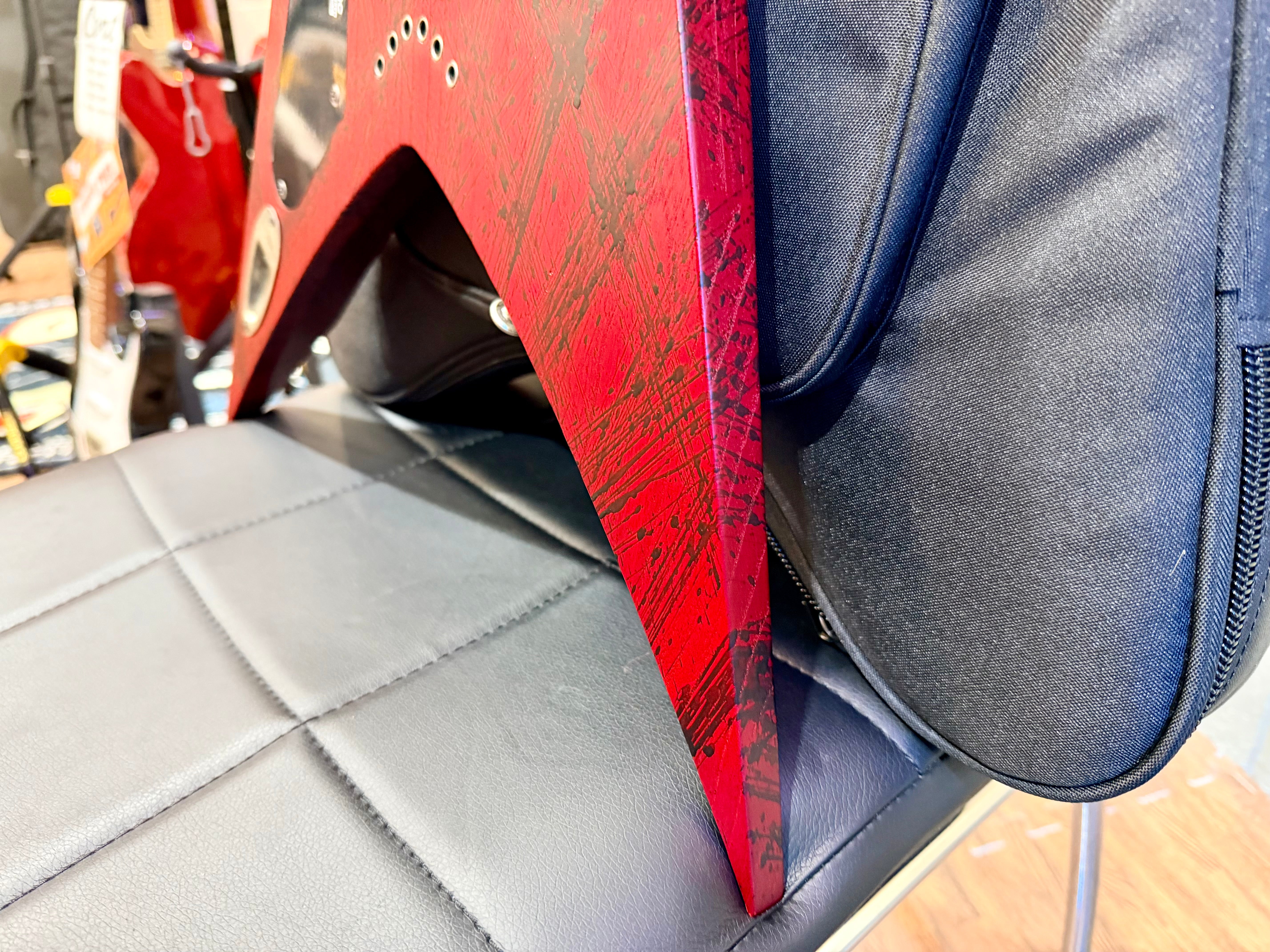 🔥2025🔥 Solar V2.6 Cannibalismo + Plus Flying V~ Blood Red~ Gig Bag~ MINT!