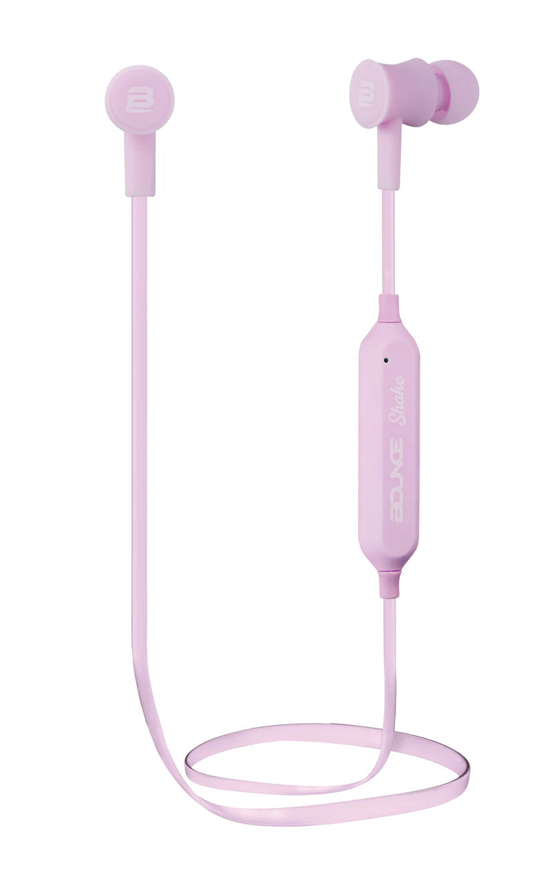 Bounce Shake Series Bluetooth Wireless Earphones - Grape Pink