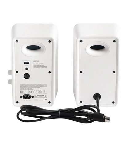 Edifier QR30 Active Bluetooth Bookshelf Gaming 2.0 Speaker Set - White