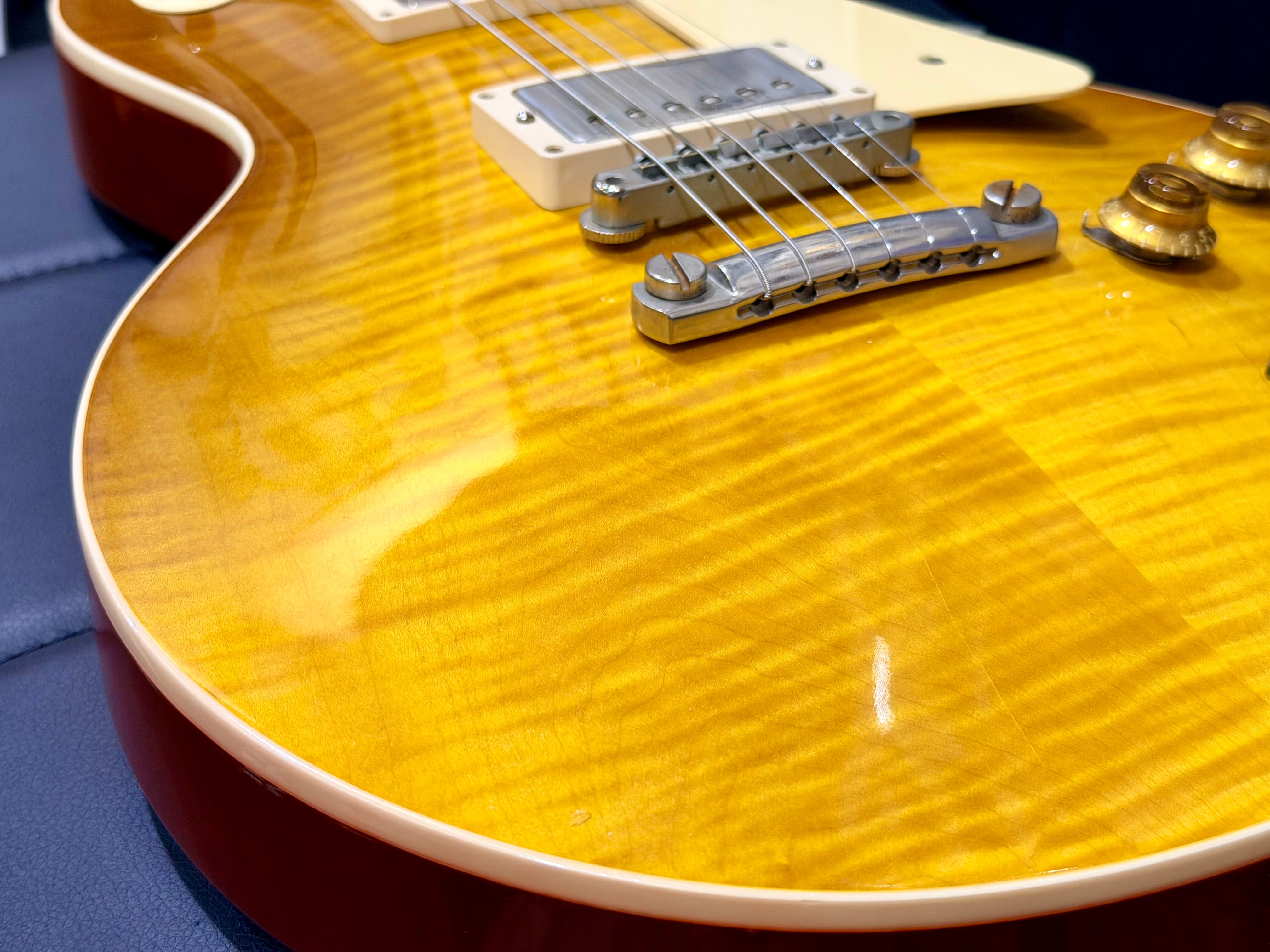 🔥2018🔥 Gibson 1959 Les Paul Custom Shop R9 VOS~ Historic Reissue~ Honey Burst!