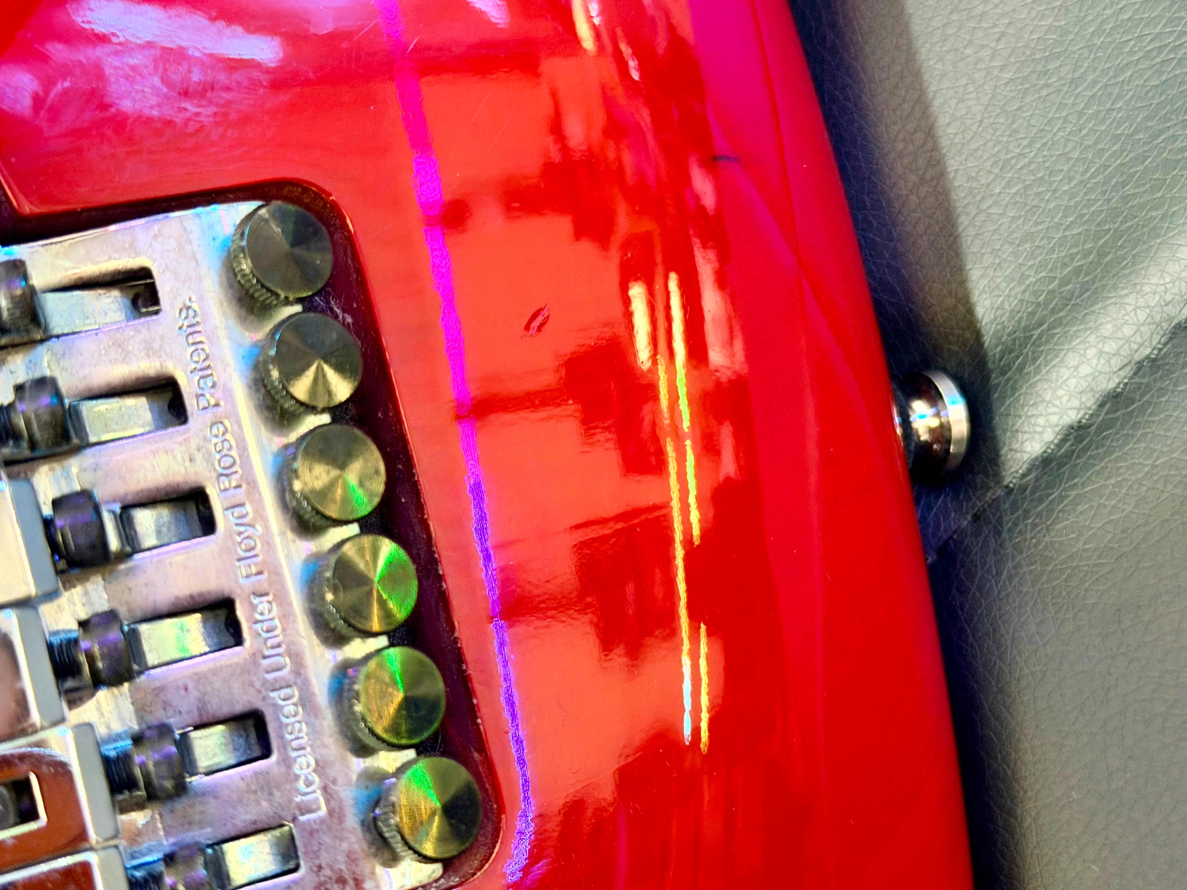 🔥2002🔥 Ibanez JS100 Joe Satriani Signature~ Korean Electric Guitar~ Red~ Floyd