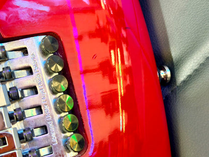 🔥2002🔥 Ibanez JS100 Joe Satriani Signature~ Korean Electric Guitar~ Red~ Floyd