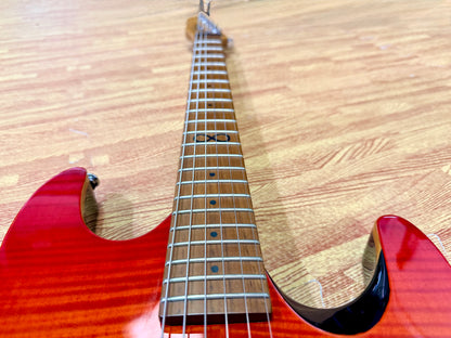 ☀️2020☀️ Chapman Guitars ML1 Hybrid~ Cali Sunset Red HSS~ Roasted Maple Neck!